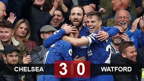 Chelsea 3-0 Watford: The Blues giành vé Champions League