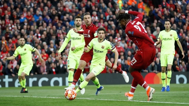 Origi mở ra hy vọng từ rất sớm cho Liverpool với bàn thắng ở phút thứ 7