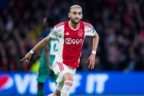 Ziyech nhân đôi cách biệt cho Ajax