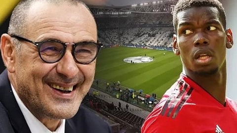 Juventus quyết lấy Pogba làm quà chào đón HLV Sarri