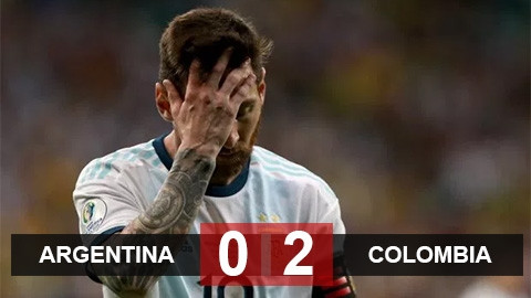 Argentina 0-2 Colombia: Ngày khởi đầu Copa America thảm họa của Messi