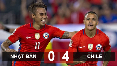 Nhật Bản 0-4 Chile: Sanchez lập công, Chile đại thắng ngày ra quân