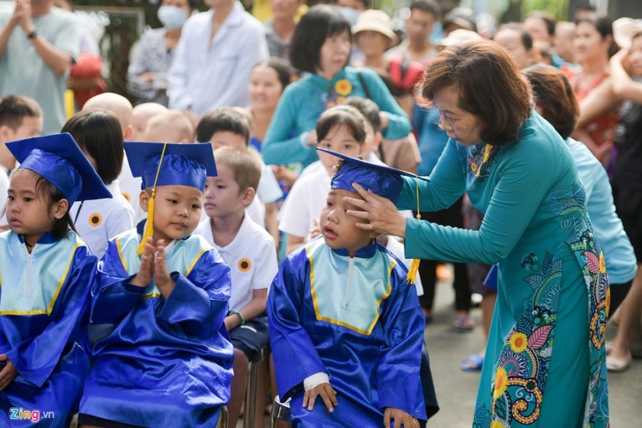 Le khai giang cua nhung hoc tro nhi chong choi benh ung thu hinh anh 5 