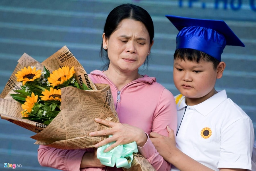 Le khai giang cua nhung hoc tro nhi chong choi benh ung thu hinh anh 6 