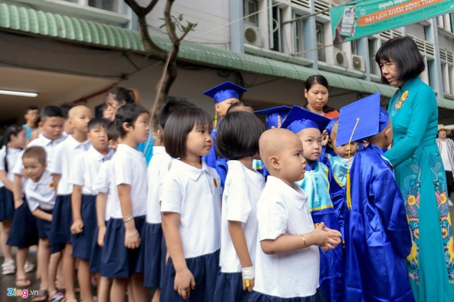 Le khai giang cua nhung hoc tro nhi chong choi benh ung thu hinh anh 9 