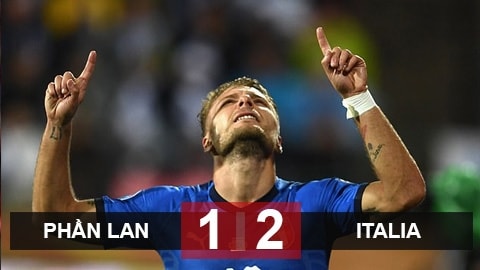 Phần Lan 1-2 Italia: Vượt khó trên sân Phần Lan, Italia 