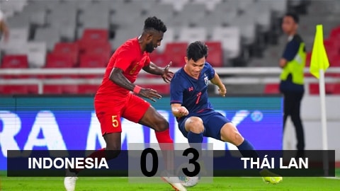 Indonesia 0-3 Thái Lan: Supachok toả sáng, Indonesia thua ‘sốc’ trên sân nhà