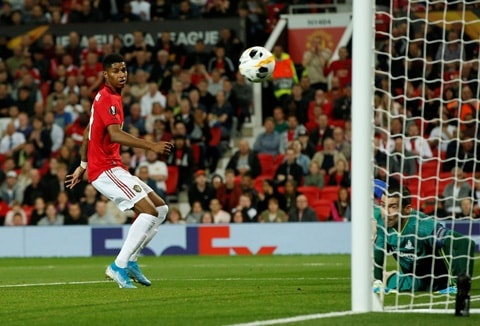 Rashford bỏ lỡ khá nhiều cơ hội ngon ăn ở trận này