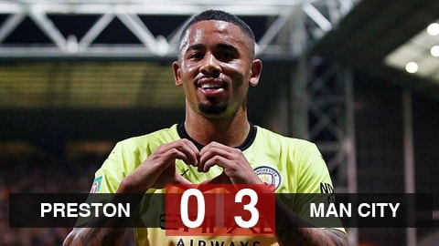 Preston North End 0-3 Man City: Sterling trở lại, nhà Vua dễ dàng đi tiếp