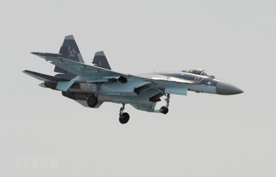 Máy bay chiến đấu Su-35 của Nga. (Nguồn: AFP/TTXVN)