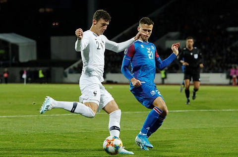 Chơi lấn lướt so với Iceland, nhưng Pháp bế tắc trong việc tìm kiếm bàn thắng