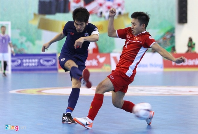 Viet Nam thua Thai Lan 0-2 o ban ket giai futsal Dong Nam A hinh anh 1 