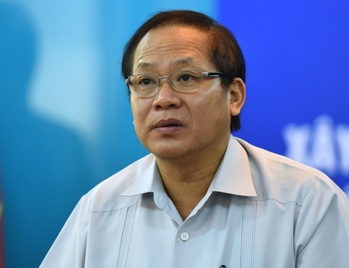 Cựu Bộ trưởng Trương Minh Tuấn thời còn đương chức. Ảnh: Giang Huy.