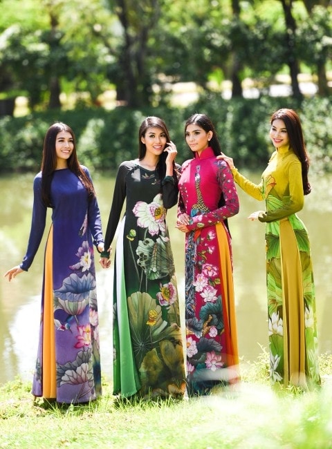 ao dai viet va 