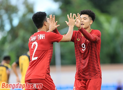 Chưa bao giờ Việt Nam ghi 12 bàn sau 2 trận đầu tiên như hiện tại - Ảnh: Đức Cường 