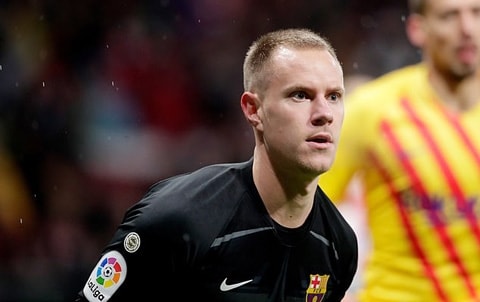 Ter Stegen có ít nhất 4 pha cứu thuất xuất sắc trong hiệp 1