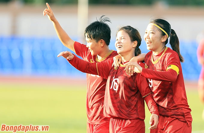 ĐT nữ Việt Nam lập kỷ lục SEA Games với 6 huy chương vàng - Ảnh: Đức Cường 