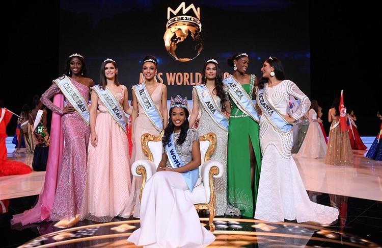 Người đẹp Jamaica - Toni-Ann Singh - đăng quang Miss World 2019 Ảnh: AFP.