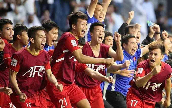 Đội tuyển Việt Nam được AFC đánh giá là một trong những thành công ở giai đoạn 2010 - 2019