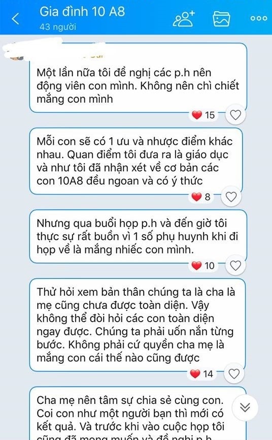 Co giao chu nhiem duoc hoc sinh khen het loi sau buoi hop phu huynh hinh anh 2 co_giao_chu_nhiem_2_2_.jpg