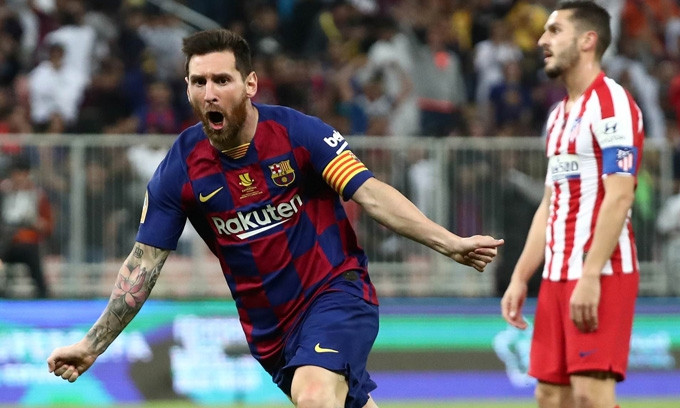 Messi ghi bàn sau một pha solo ngoạn mục