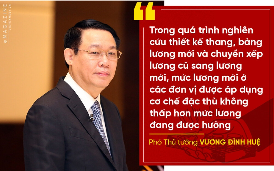 Phó Thủ tướng,Vương Đình Huệ,lương công chức,tăng lương,cải cách lương