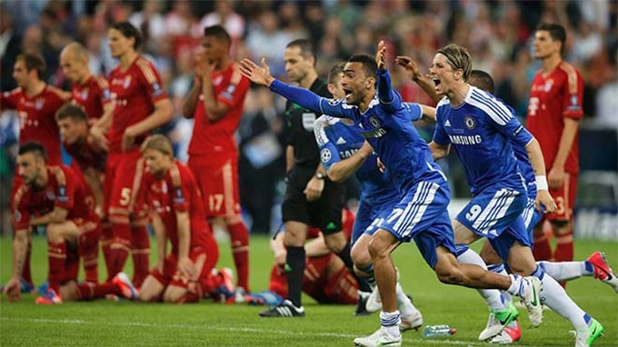 Chelsea giành chiến thắng trước Chelsea ở chung kết Champions League 2011/12