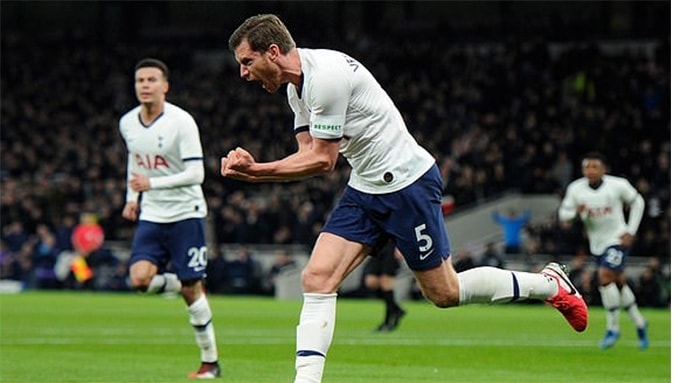 Vertonghen ghi bàn mở tỷ số