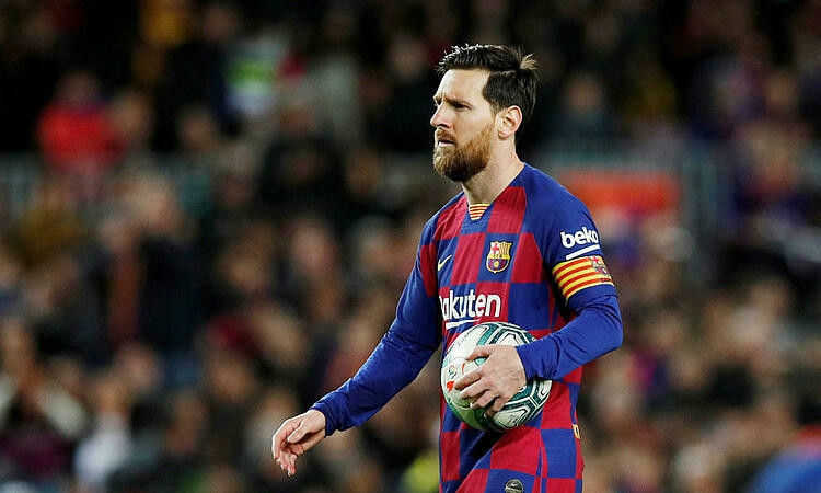 Lời phản pháo của Messi được cho là nhắm vào chủ tịch Bartomeu. Ảnh: Reuters.