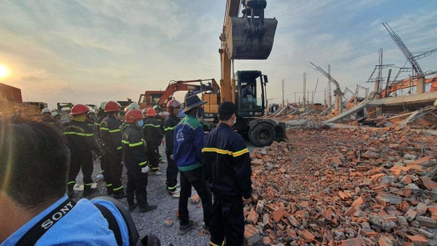 Sập công trình xây dựng ở Đồng Nai, ít nhất 10 người chết