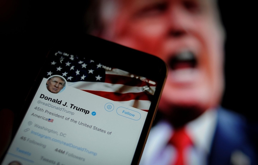 Tài khoản Twitter của ông Trump. (Nguồn: Getty Images)