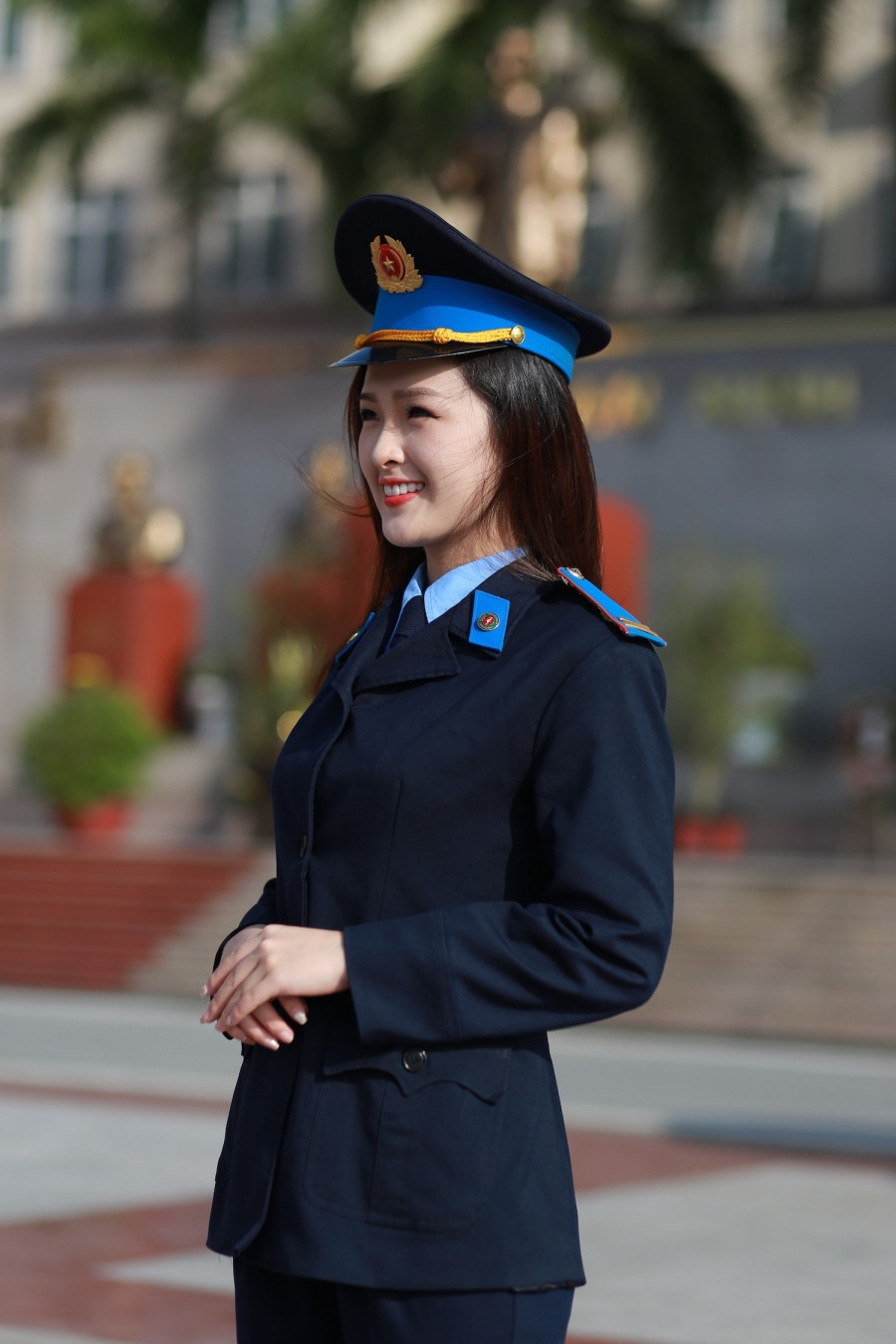 Nữ sinh xinh đẹp của Học viện Cảnh sát có thành tích học tập 'khủng' - 1