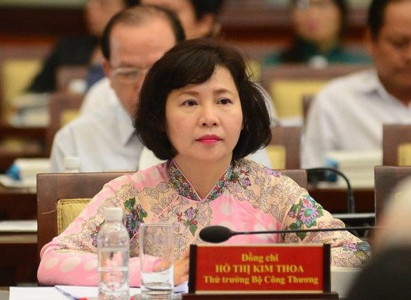 Nguyên thứ trưởng Bộ Công thương Hồ Thị Kim Thoa nhận quyết định khởi tố - Ảnh 1.