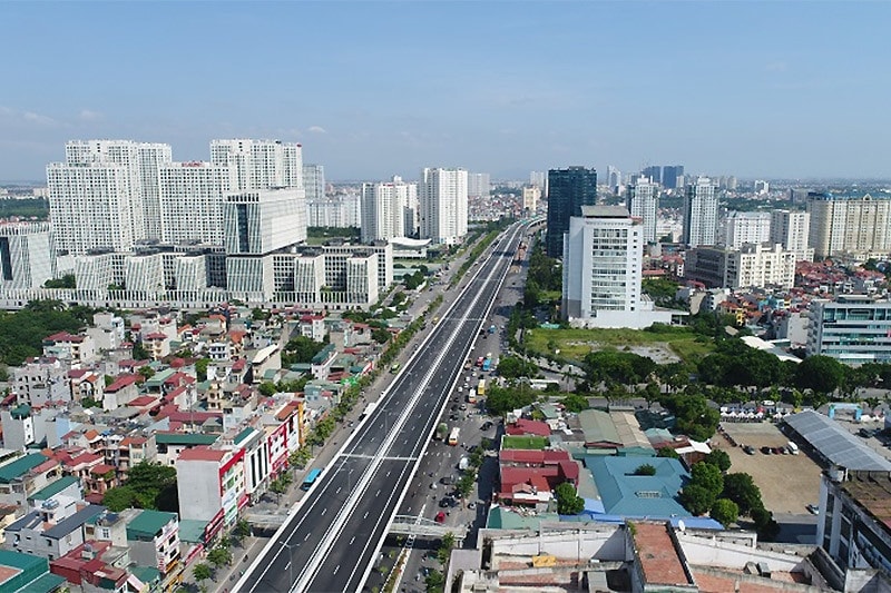 Ngắm tuyến đường trên cao hơn 5.300 tỷ ở Hà Nội trước ngày thông xe