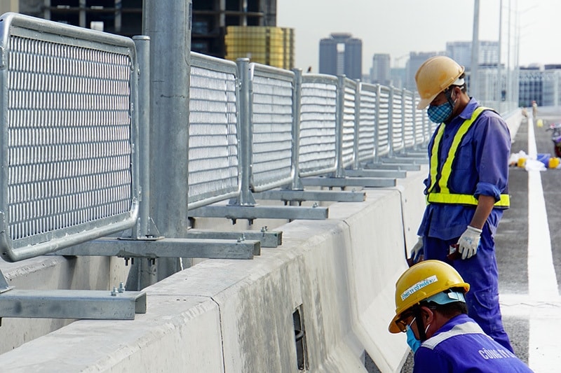 Ngắm tuyến đường trên cao hơn 5.300 tỷ ở Hà Nội trước ngày thông xe