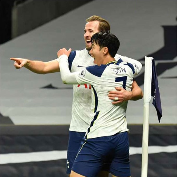 Tottenham hiện giờ vẫn chỉ dựa vào phong độ cá nhân của Harry Kane và Son Heung-min