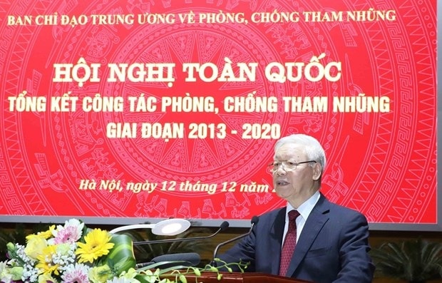 Phong chong tham nhung: Bao dam tinh nghiem minh, thuong ton phap luat hinh anh 1