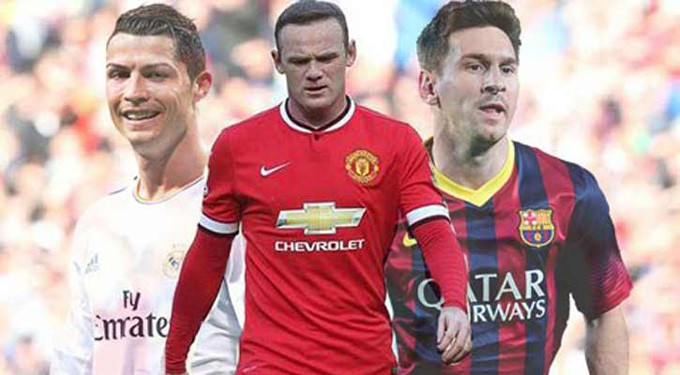 Dù có xuất phát điểm tốt hơn nhưng Rooney lại không có được sự nghiệp thành công như Ronaldo và Messi