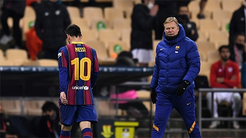 Messi nhận thẻ đỏ đầu tiên tại Barca