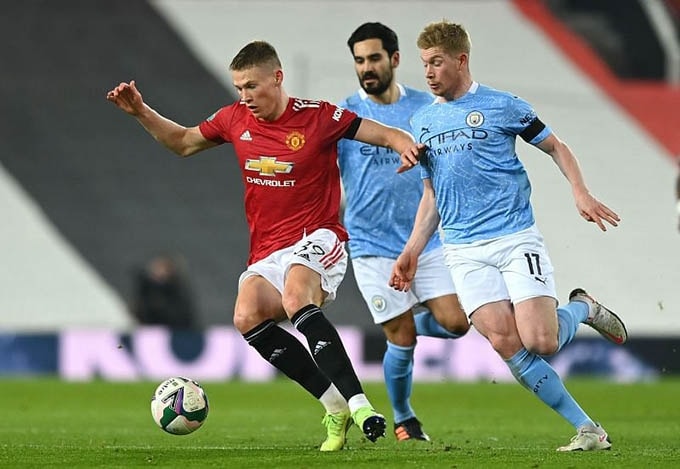 McTominay sẽ phải kiềm tỏa De Bruyne