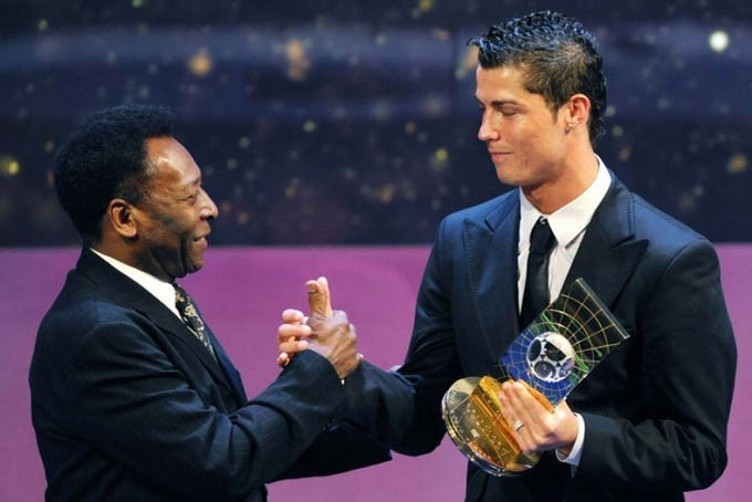 Pele rất ngưỡng mộ tài năng của Ronaldo