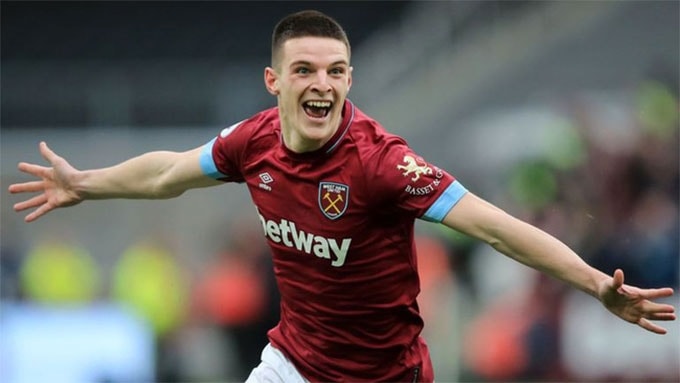 Declan Rice đã có bước trưởng thành vượt bậc