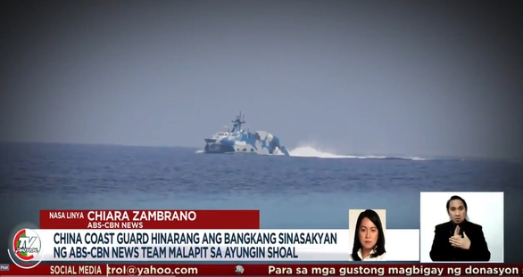 Tàu tên lửa Trung Quốc rượt tàu chở phóng viên Philippines trên Biển Đông - Ảnh 1.