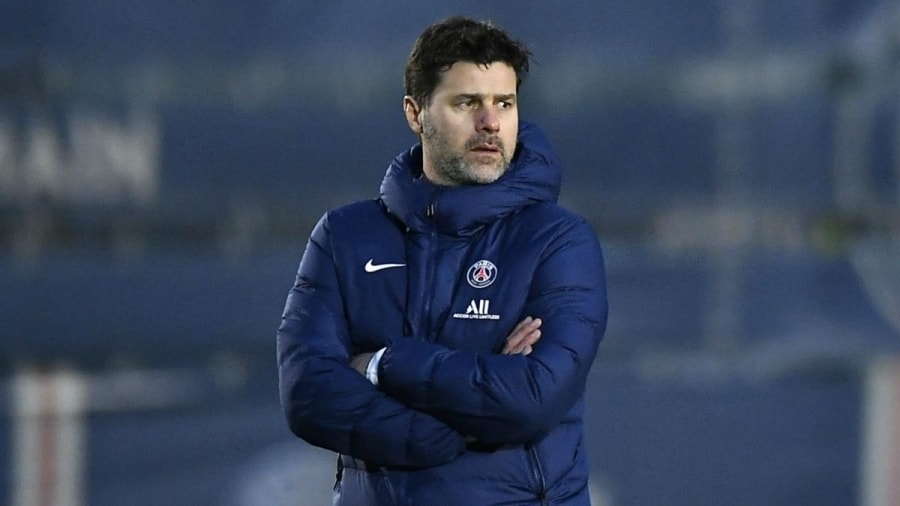 HLV Pochettino hạnh phúc khi PSG vượt qua Bayern ở tứ kết Champions League. (Ảnh: Getty).