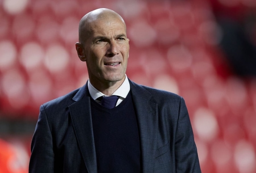 HLV Zidane rời Real Madrid ở mùa hè 2021? (Ảnh: Getty).