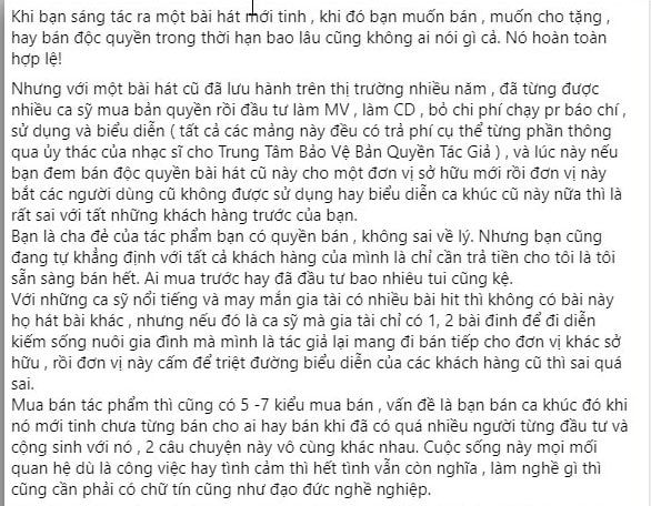 Bán bản quyền ca khúc chọn lý hay tình, bán bản quyền ca khúc, bản quyền ca khúc, bản quyền, bản quyền ca khúc chọn lý hay tình, luật bản quyền, luật bản quyền âm nhạc