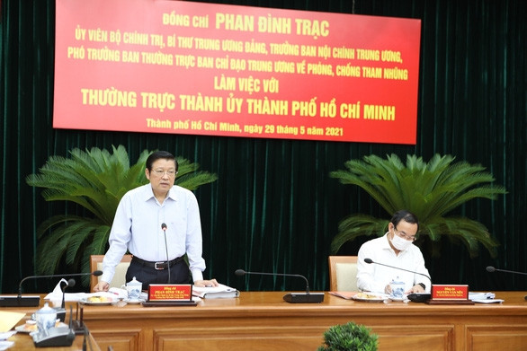 Ban Nội chính T.Ư yêu cầu đẩy nhanh xử lý các vụ việc lớn tại TP.HCM ở Thủ Thiêm, Tân Thuận, SAGRI - Ảnh 1.