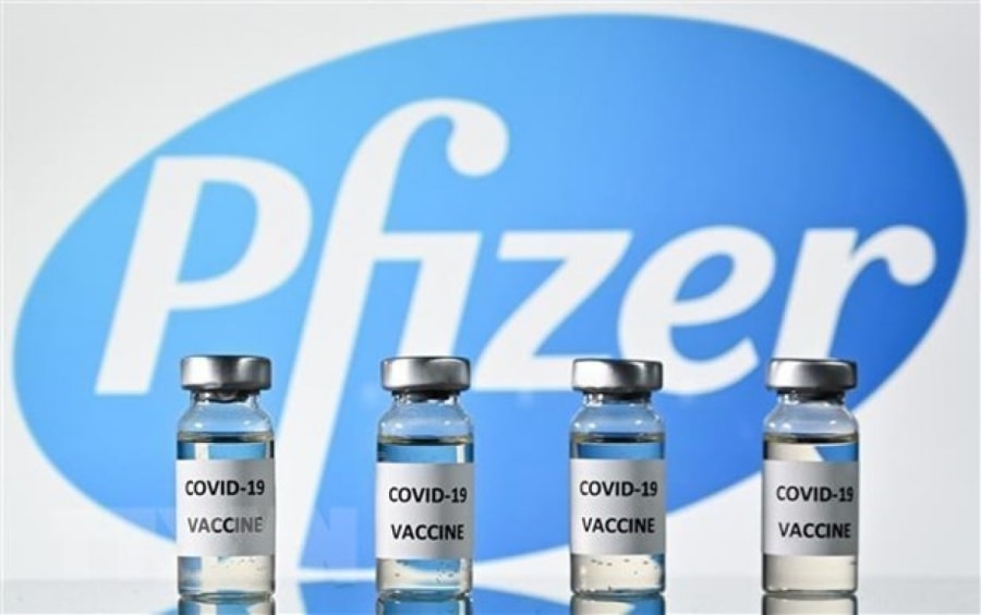 Vaccine Covid-19 của Pfizer và đối tác BioNTech của Đức đang được sử dụng cho trẻ em từ 12 tuổi tại châu Âu, Mỹ và Canada với liều lượng 30 microgam. Ảnh minh họa: KT