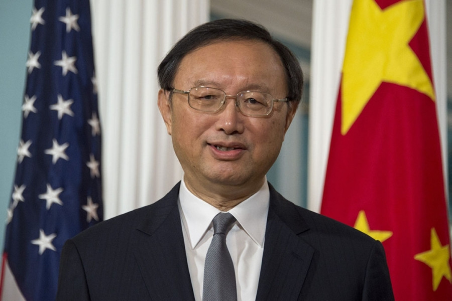 Ông Dương Khiết Trì - Ủy viên Bộ Chính trị, Chủ nhiệm Văn phòng Ủy ban Đối ngoại Trung ương Đảng Cộng sản Trung Quốc. Ảnh: CGTN America