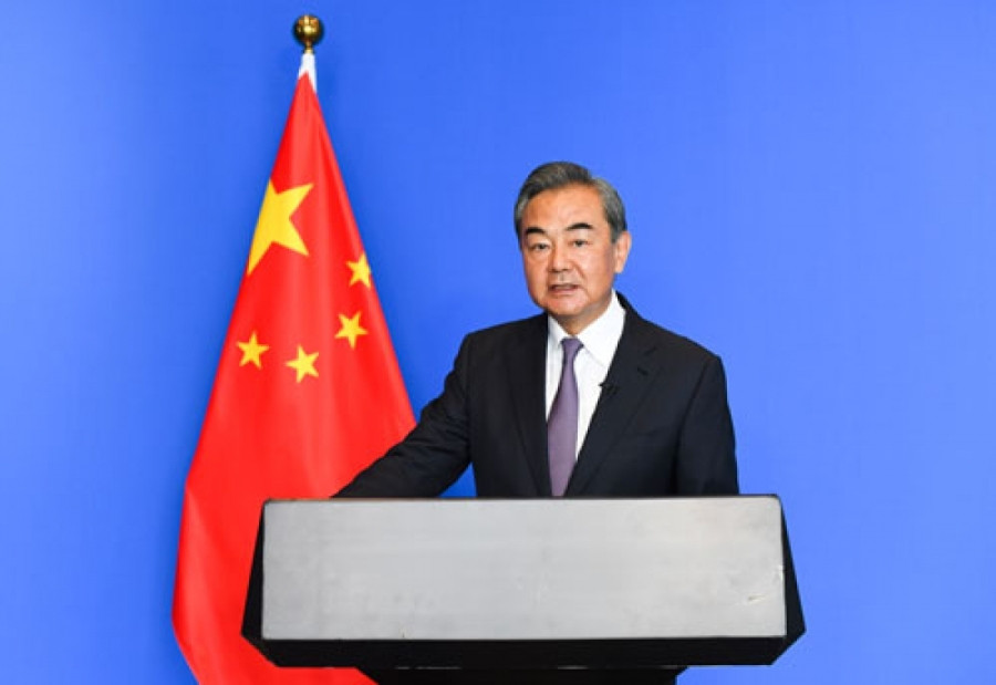 Ngoại trưởng Trung Quốc Vương Nghị. Nguồn BNG Trung Quốc